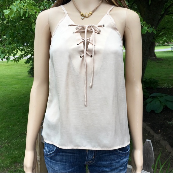 SOLD ‼️CREAM COLOR SATIN CAMISOLE - Picture 11 of 11